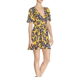 Bloomingdales “Olivaceous” floral dress.